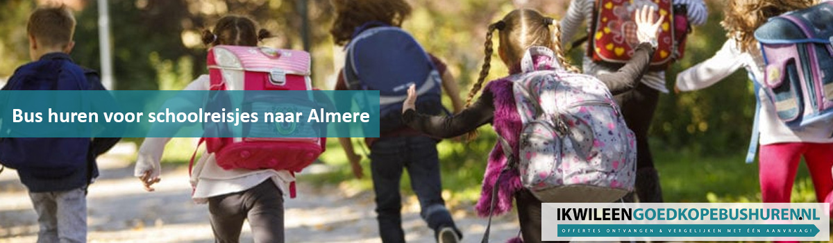 Op schoolreisje in of naar Almere met de bus is het hoogtepunt van het jaar voor alle kinderen