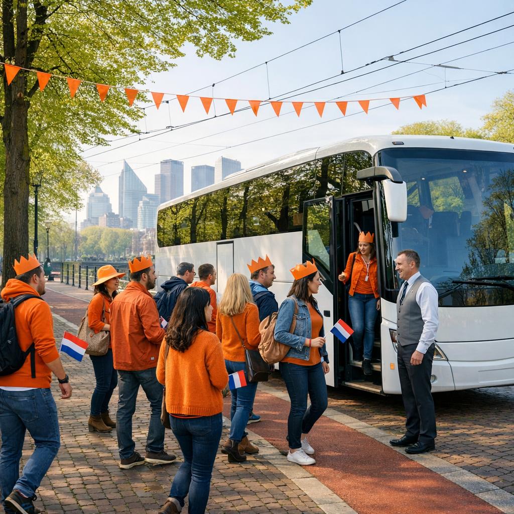 Bus huren Koningsdag Den Haag