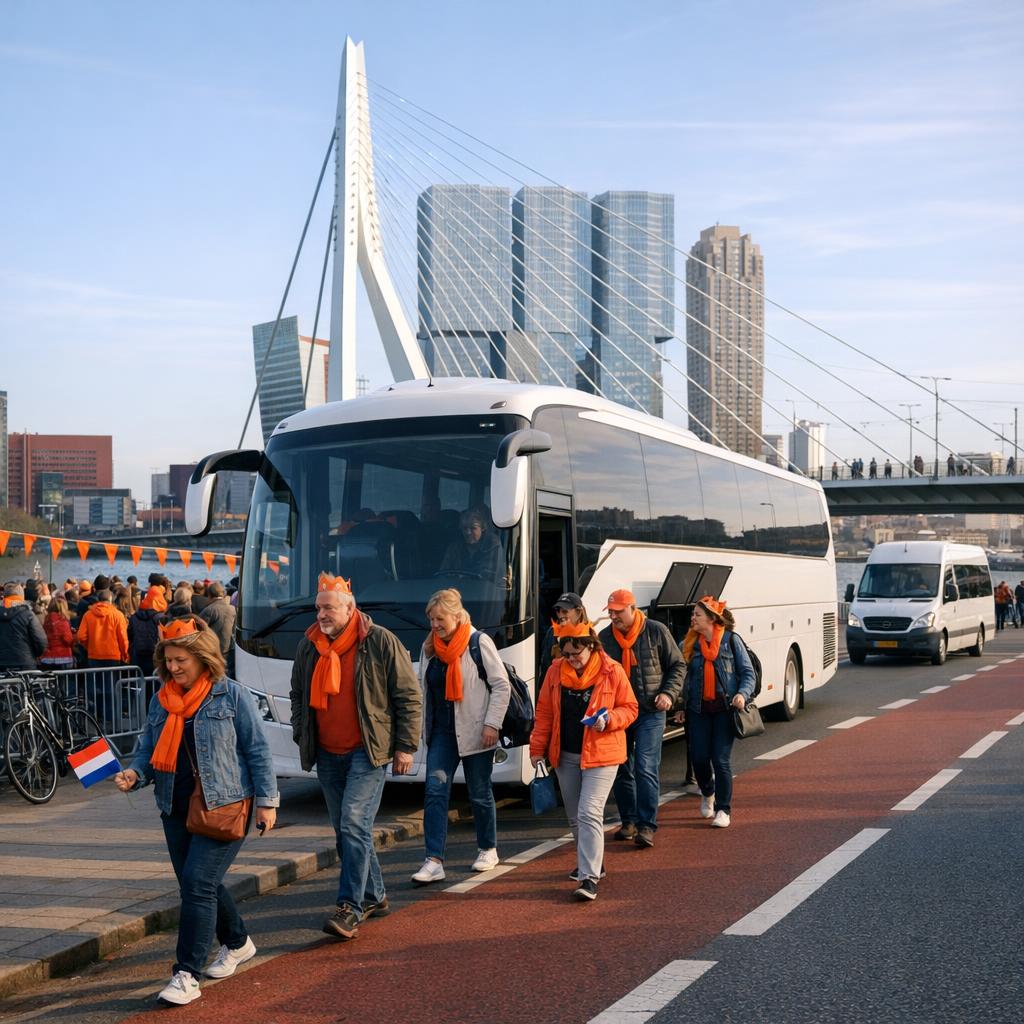 Bus huren Koningsdag Rotterdam