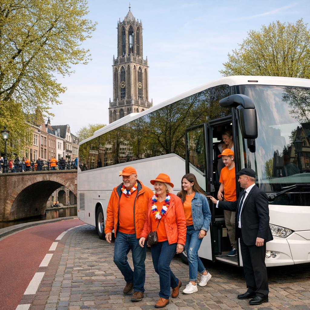 Bus huren Koningsdag Utrecht: zo regel je zorgeloos groepsvervoer