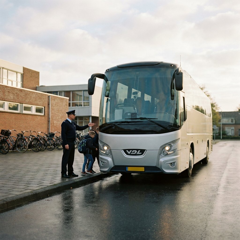 Wat kost een 50-persoonsbus met chauffeur?