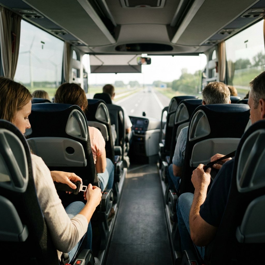Gordels verplicht in touringcar